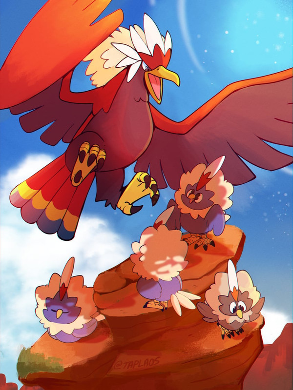 braviary-and-rufflet-pokemon-drawn-by-ta