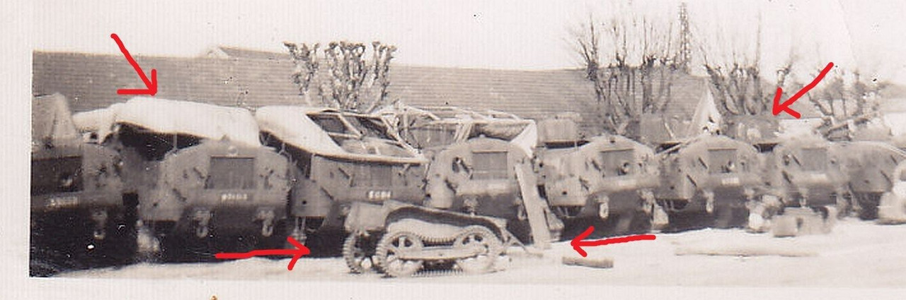 erbeutete französische Artillerie-Schlepper Fran