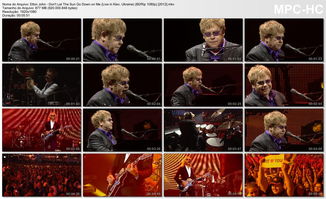 Elton John - Don't Let The Sun Go Down on Me (Live in Kiev, Ukraine) (BDRip 1080p) [2012]