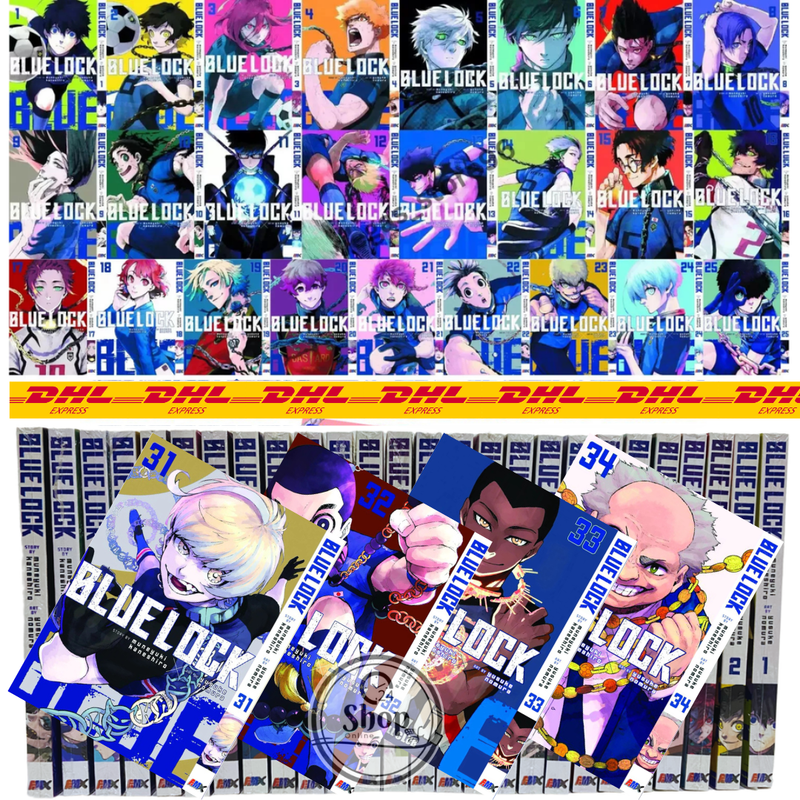 Blue Lock English Manga Vol. 1-34 (Half Set / Full Set) by Yusuke