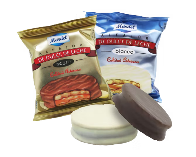 Alfajor "Mardel" Negro Y Blanco 50 Gr