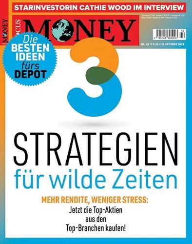 Focus Money Finanzmagazin No 42 vom 11  Oktober 2023
