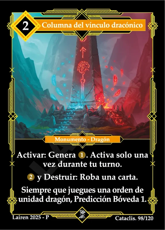 COLUMNA DEL VINCULO DRACONICO