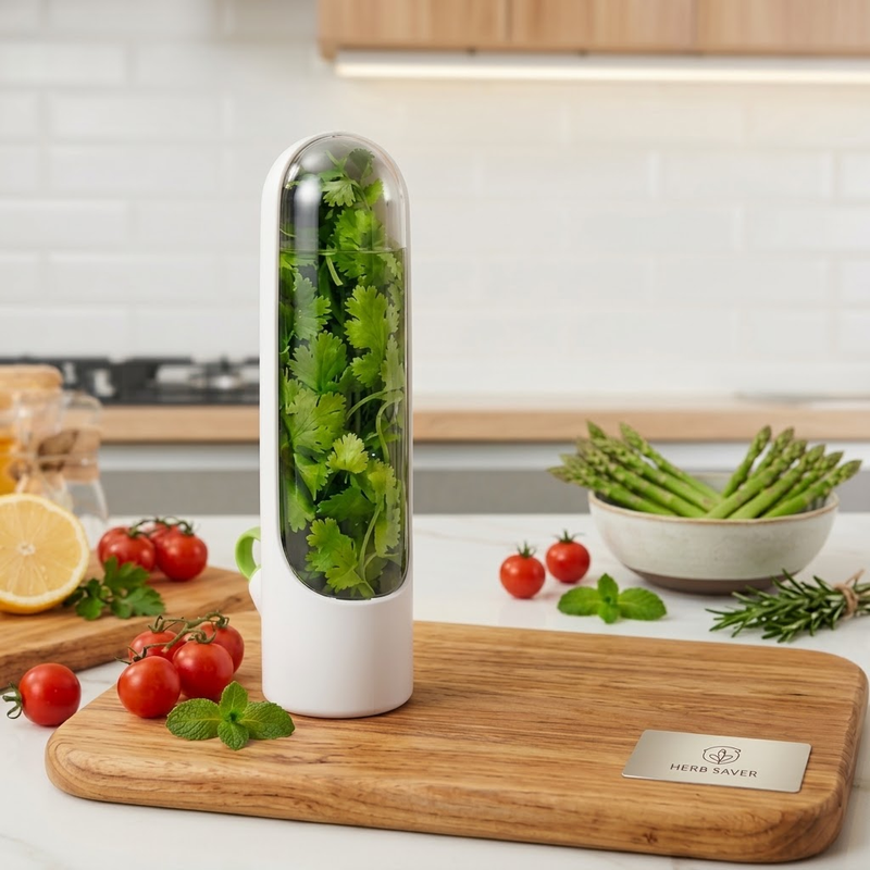 Herb Saver and Freshness Container