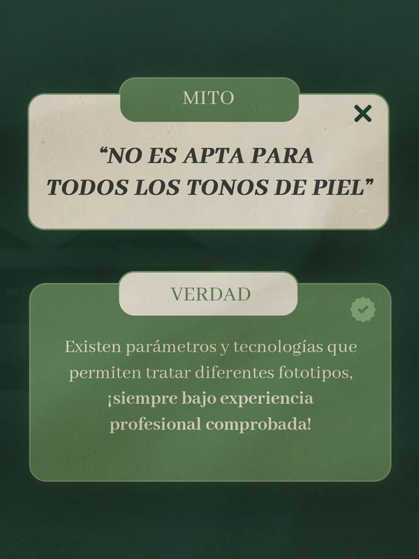 Mito y verdad sobre depilación láser 3