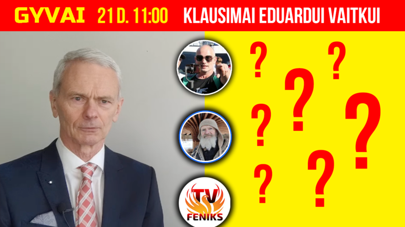 Klausimai Eduardui Vaitkui