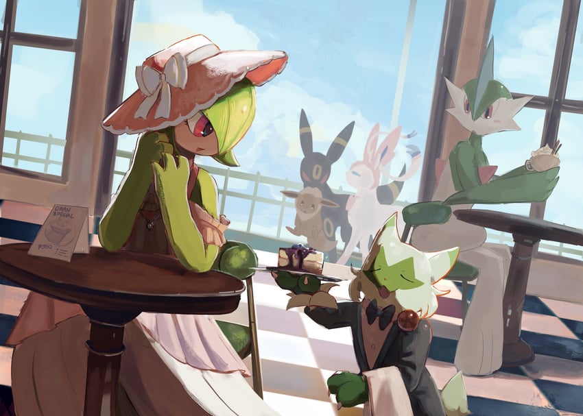 gardevoir-eevee-sylveon-umbreon-gallade-