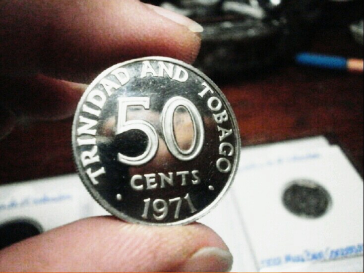 50 Cents 1971 proof. Trinidad y Tobago. Sigamos con el homenaje. IMG-20190617-201912