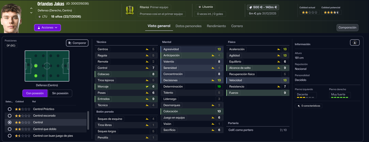 Orlandas Jakas DFC 2025