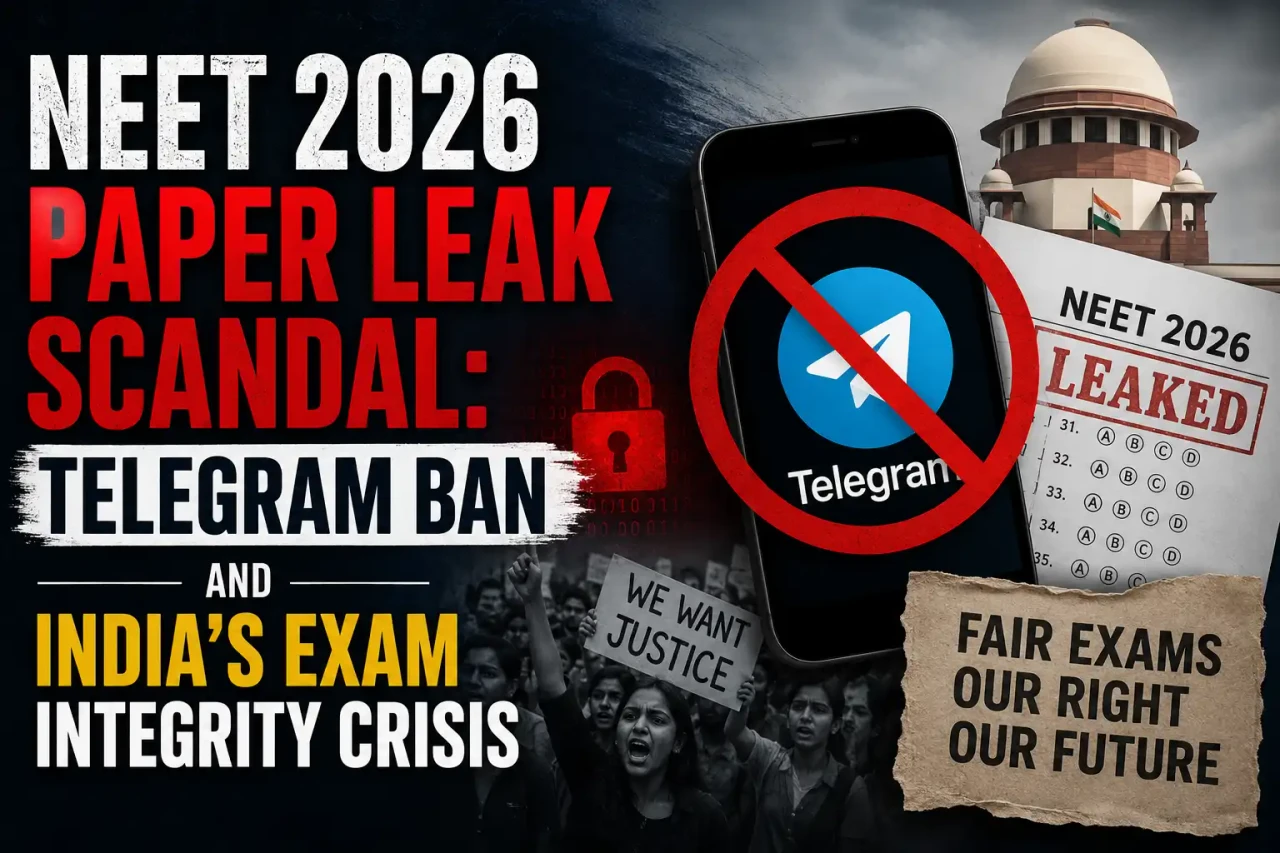 NEET 2026 Paper Leak Scandal: Telegram Ban and India's Exam Integrity Crisis