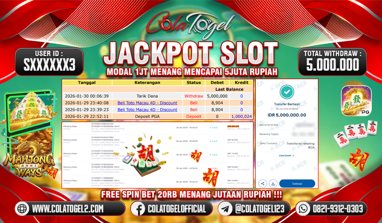 JACKPOT SLOT GACOR!!