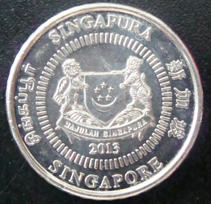 50 Centavos Dólar. Singapur (2013) SIN-50-Centavos-D-lar-2013-anv