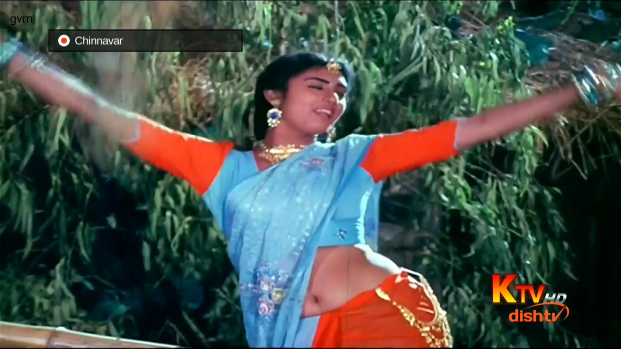 Sanghavi hot Saree navel song - Chinnavar HDTV_32