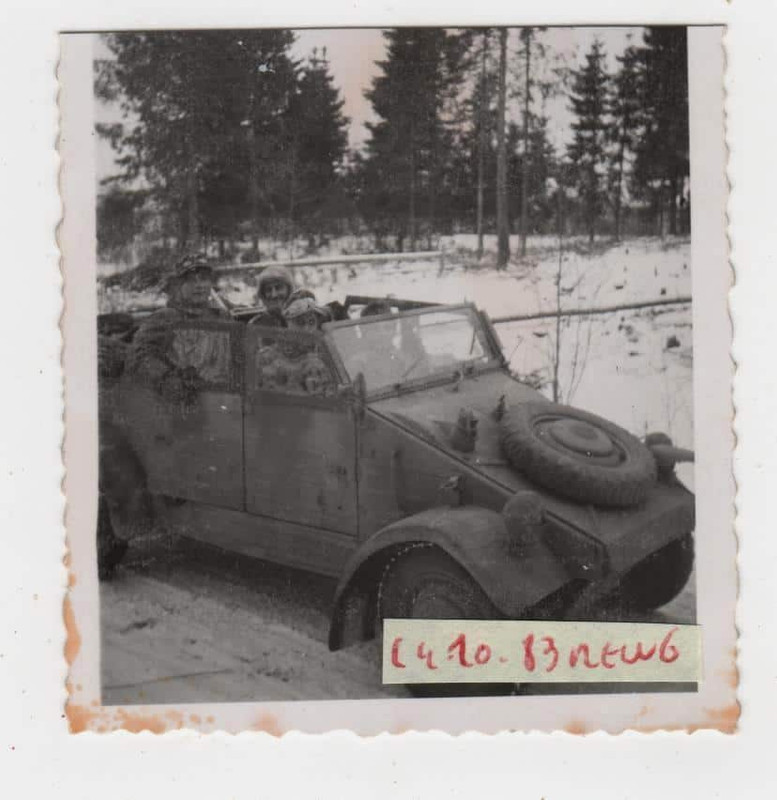 VW Kübelwagen an der Front  Russland 1943