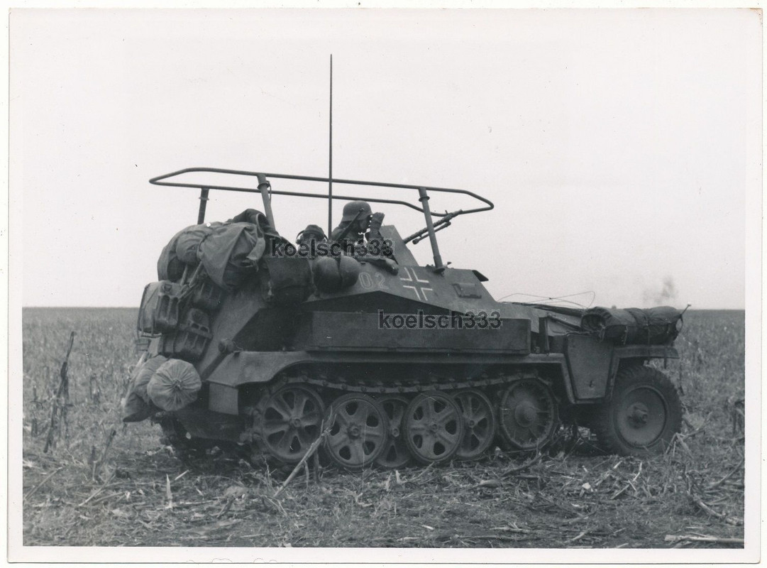 Foto Schützenpanzer Befehlswagen Kradschützen Ur