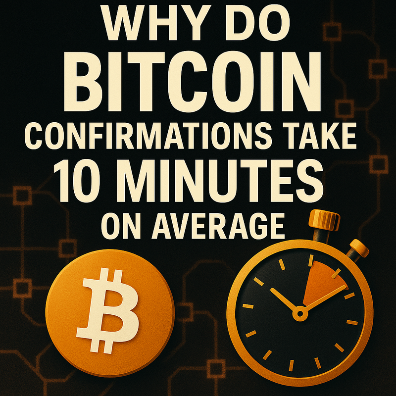 Why do Bitcoin confirmations take 10 minutes on average