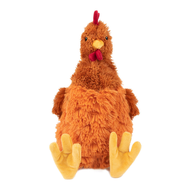 Best Pet Supplies Crinkle Chicken Brown Stuffing-Free Toy