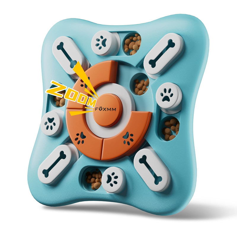 FOXMM Interactive Dog Treat Puzzle Toy