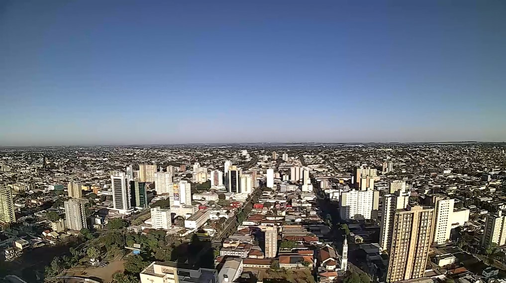 Campo Grande nesta manhã de domingo