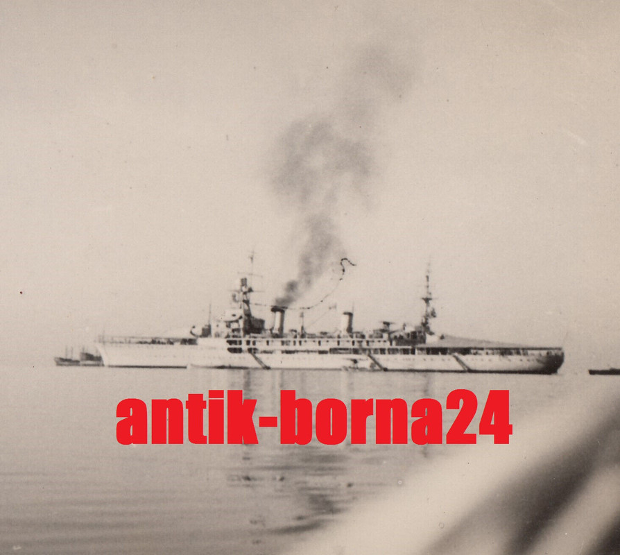 Foto KM Soldat Panzerschiff Deutschland Kriegsschiff französischer Kreuzer G304 (1)