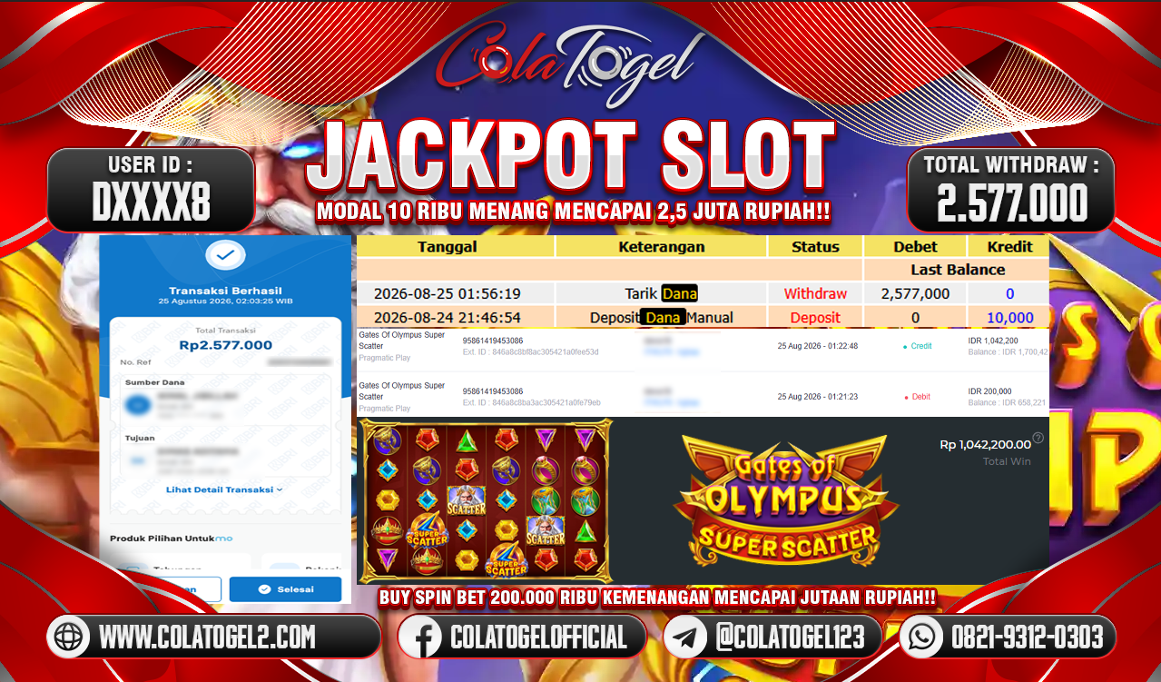 JACKPOT SLOT GACOR!!