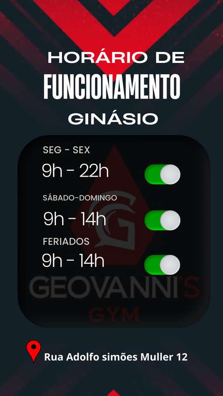 Story Horário de Funcionamento Moderno Preto