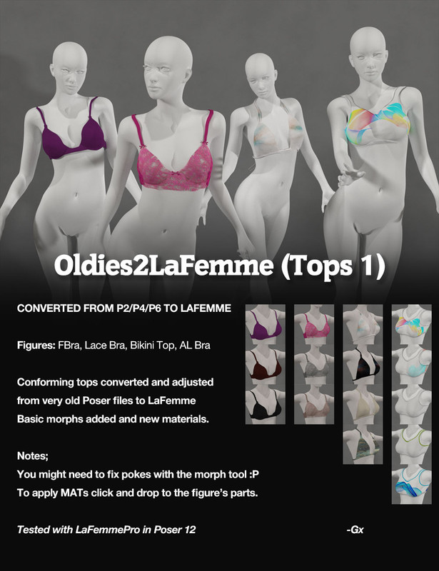 Oldies2 La Femme Tops1