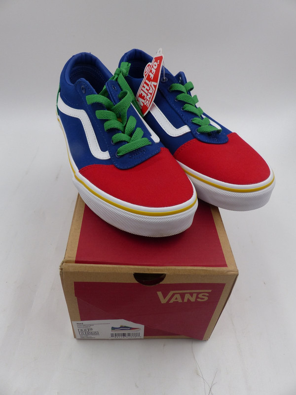 VANS YOUTH OLD SKOOL SKATE SHOES IN MULTI COLOR YOUTH SIZE 6 EURO 38 | Sales, LLC