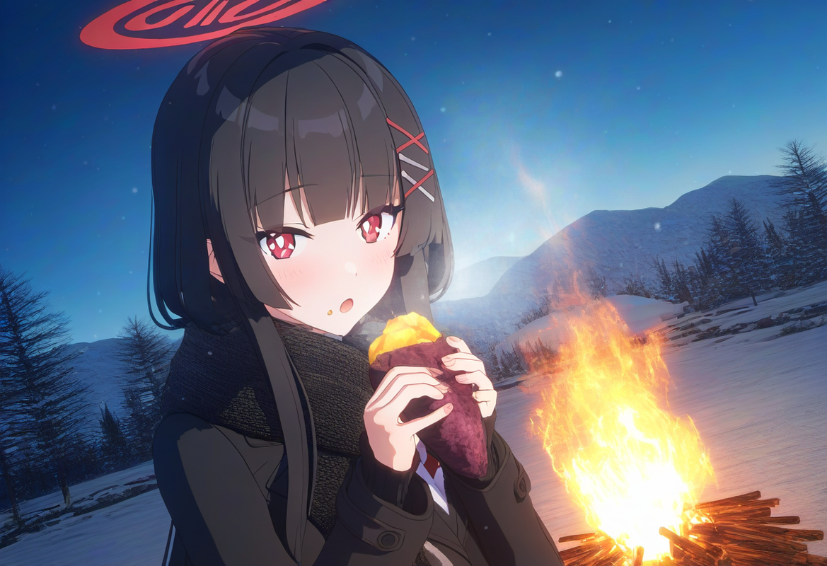 1girl, Tsukatsuki Rio, [[[[[blue archive]]]]], {{{{{{{{3d}}}}}}}}, snow, {{{{{up s-2812143453