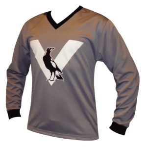 Tr Jumper Grey w Magpie LS XXL