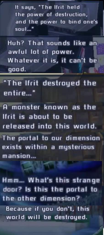 Ifrit destroys a dimension