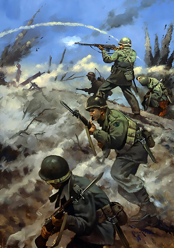 Corea,ataque a la bayoneta en la colina 902,Keith rocco