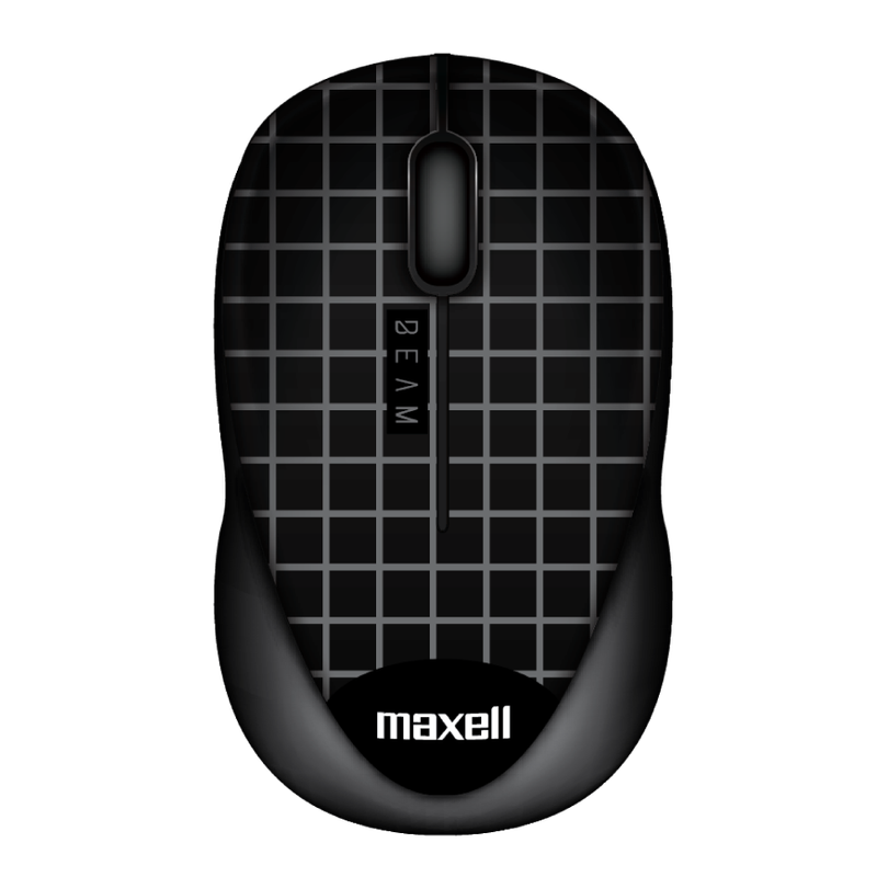 Mouse inalámbrico Maxell MOWL-250 en color negro.