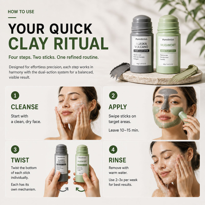 Pureslimlab Clay Ritual in use