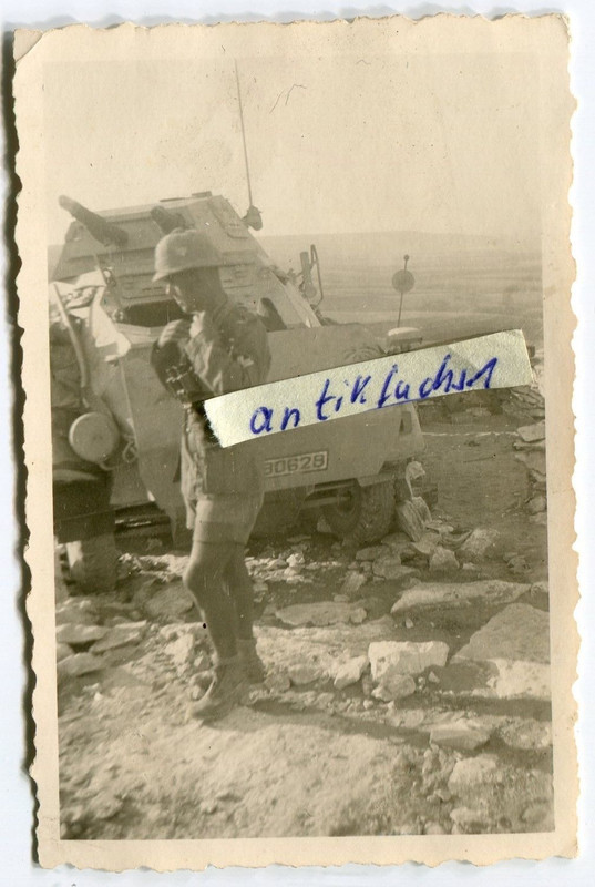 Deutscher Schützen-Panzer in Afrika beim Afrikak