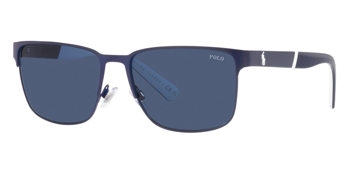New Polo Ralph Lauren Men Rectangle Sunglasses PH3143 942180 