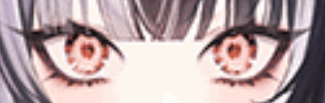 Shiorin's eyes.