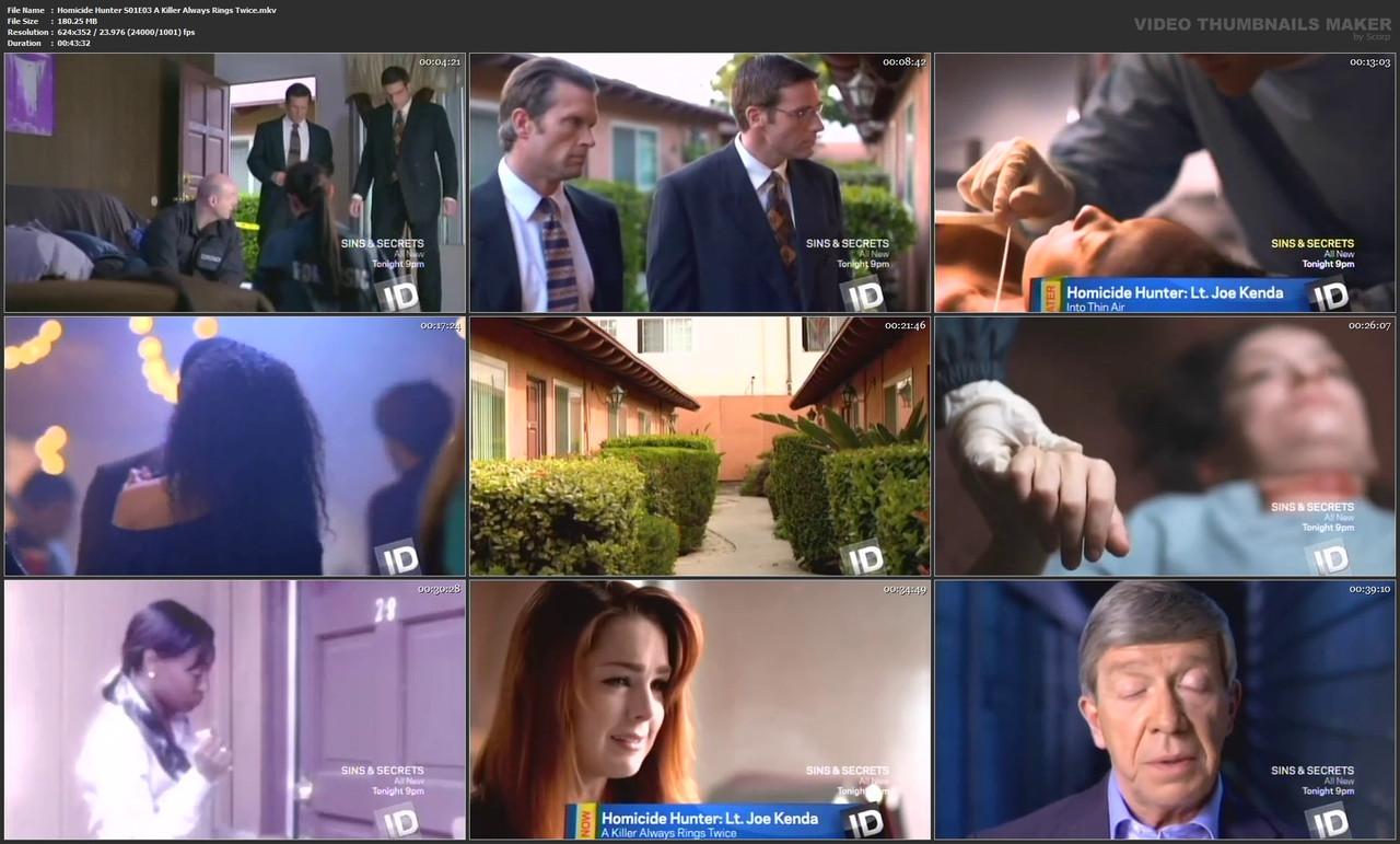 Homicide Hunter S01E03 A Killer Always Rings Twice.mkv