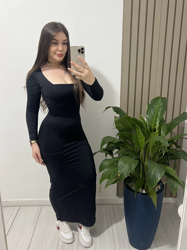 Vestido Longo Poliamida