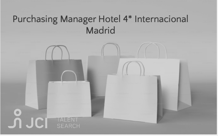Purchasing Manager Hotel 4* Internacional Madrid