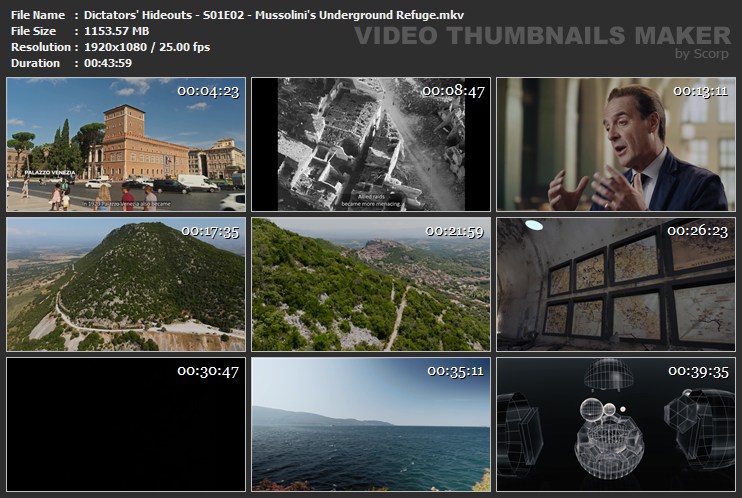 Dictators' Hideouts - S01E02 - Mussolini's Underground Refuge.mkv