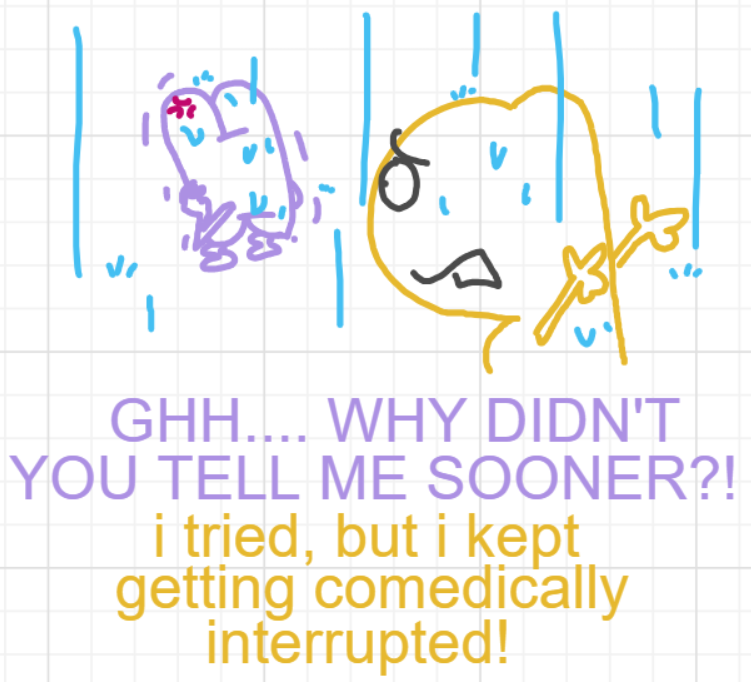A panel from A Murder On The, episode six of the Board Boards object show by Furretwalk/WalkingFurret.