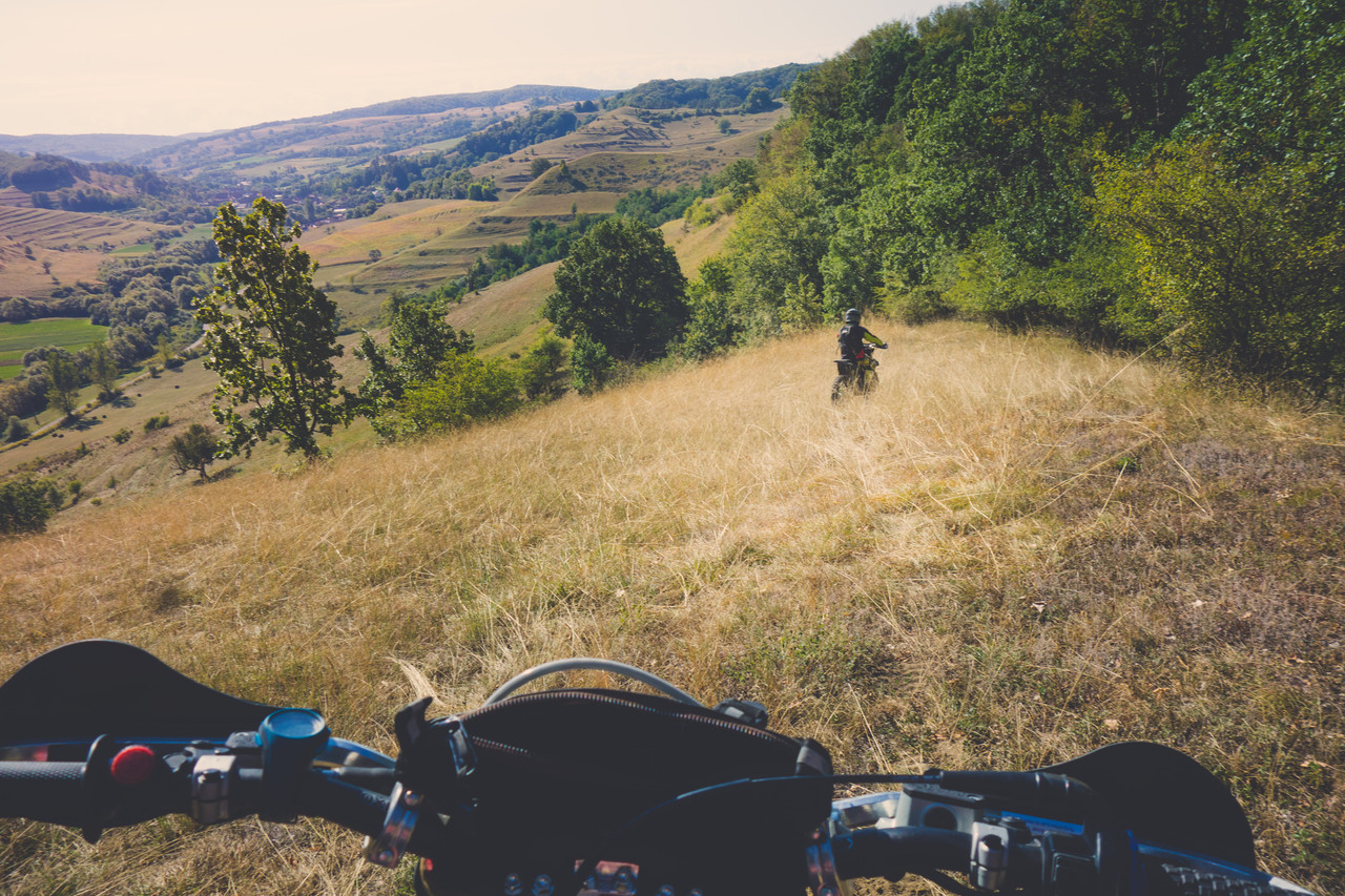 Enduro riding in Transylvania