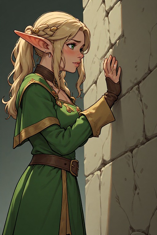 art-elf-checking-weeping-her-h