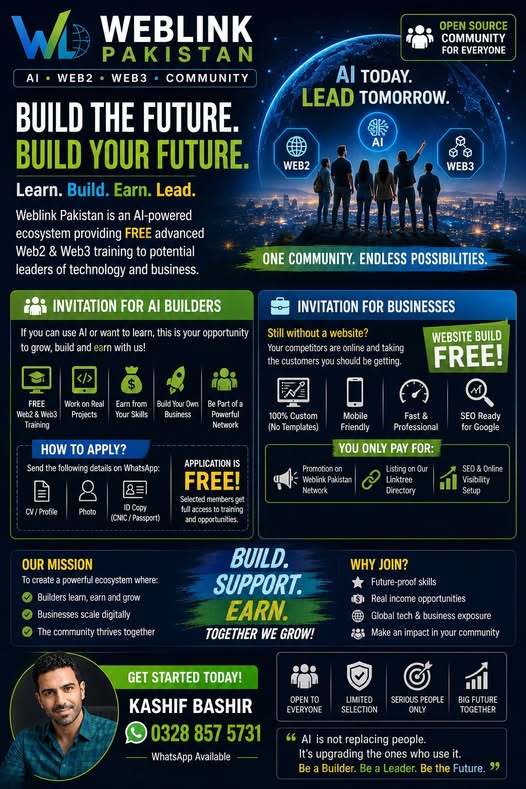 Web-Link Pakistan Ecosystem Overview Poster