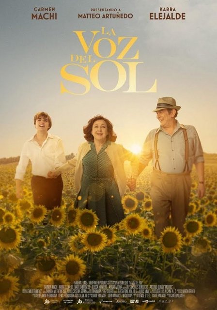 PÓSTER DE LA PELÍCULA “LA VOZ DEL SOL” CON CARMEN MACHI Y KARRA ELEJALDE