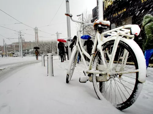 bicicletă-iarna