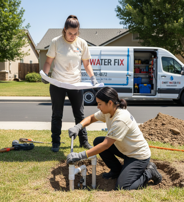 Plumber providing tailored service