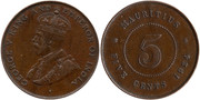 MAURICIO - 5 Cents 1924 Mauricio-14-5-Cents-1924