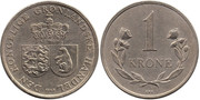 GROENLANDIA; 1 Krone 1964 Groenlandia-10a-1-Krone-1964